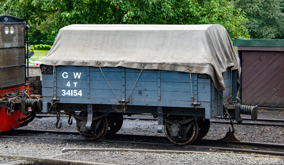 4T Open Wagon 34154 04_Aug_19 Welshpool & Llanfair Railway TJR198