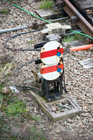 Talacre ground signal for Point of Ayr sidings 21_March_18 Talacre TJR001