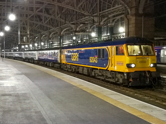 Class 92, 92043 25_Feb_18 Glasgow Central TJR063