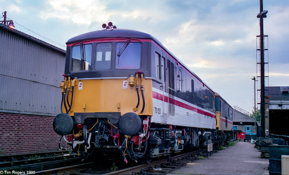 73135 & 73105 07 May 1990 Hither Green 90_10_TJR007-Enhanced-SR